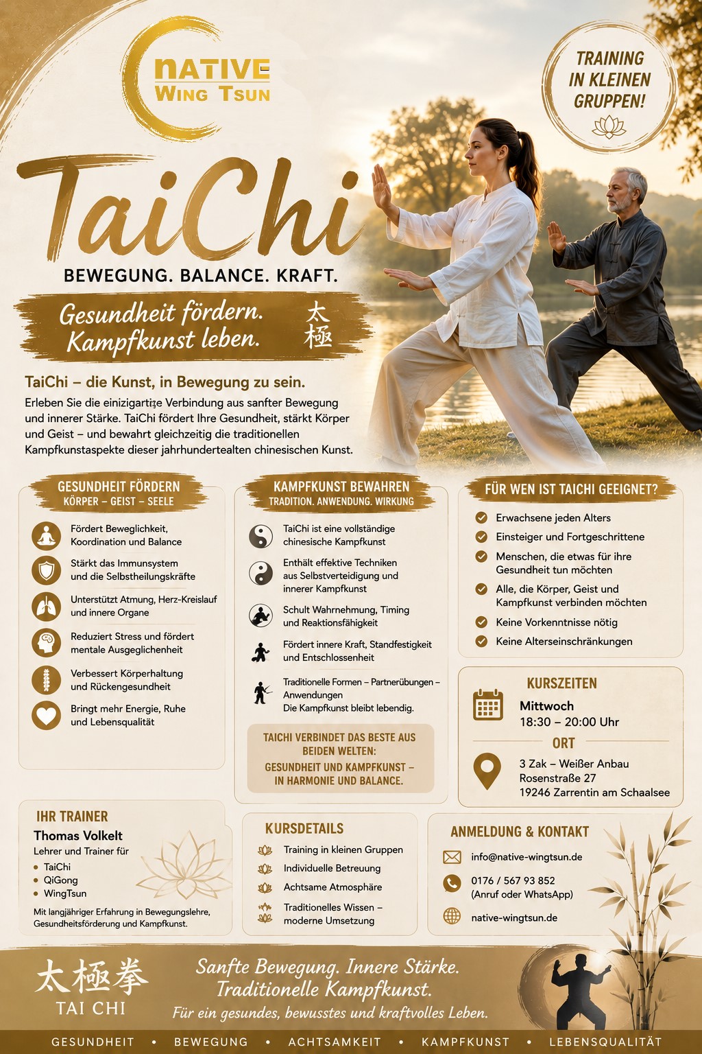 Tai Chi, mittwochs